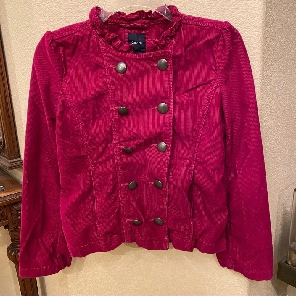 GAPKIDS Fuchsia Corduroy Jacket Size XXL (14/16)